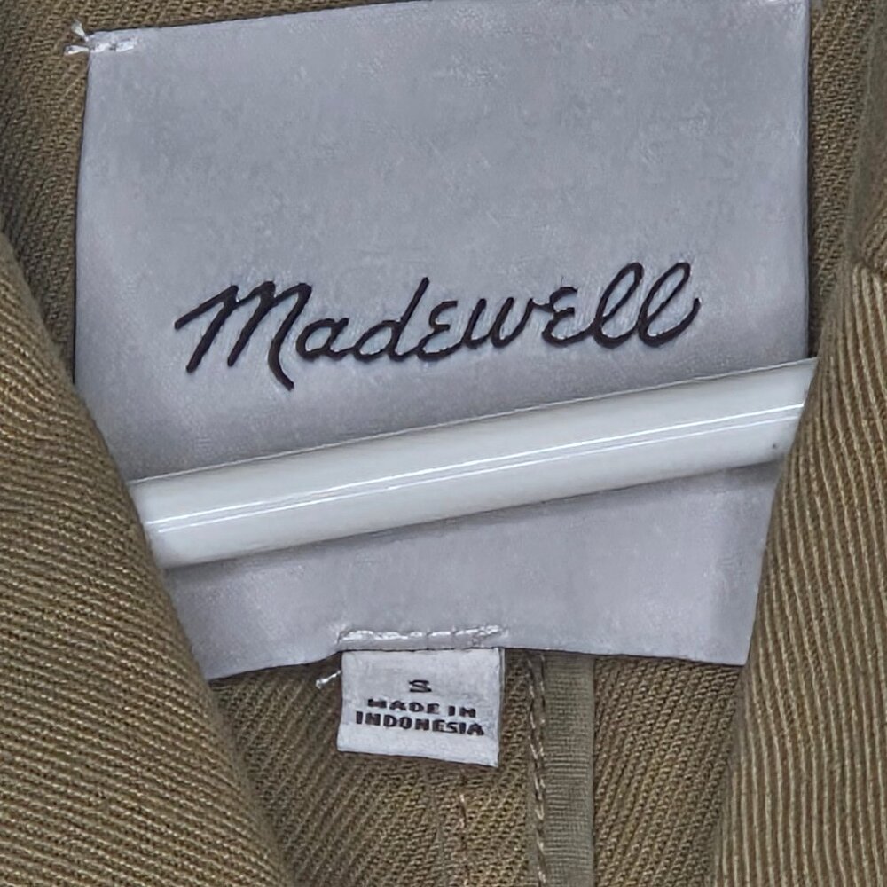 Madewell Crossover Blazer (Re)generative Chino Khaki Small - Picture 6 of 6